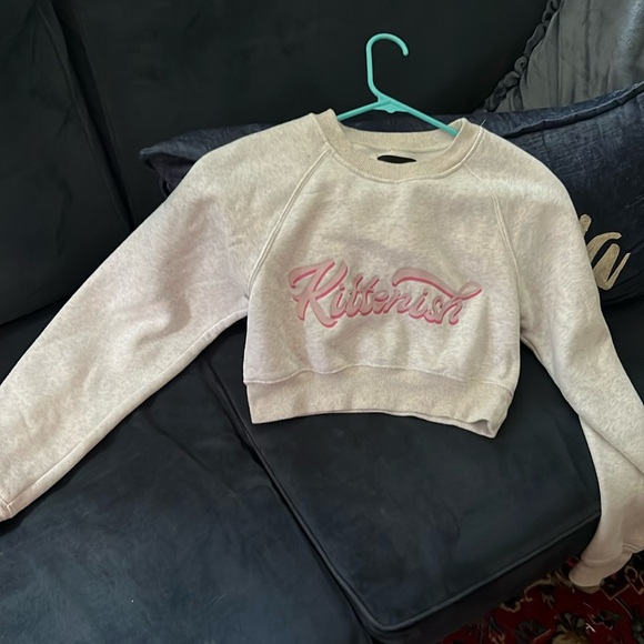 Cropped sweatshirt - Picture 1 of 5